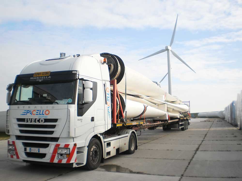wind service pacello shipping